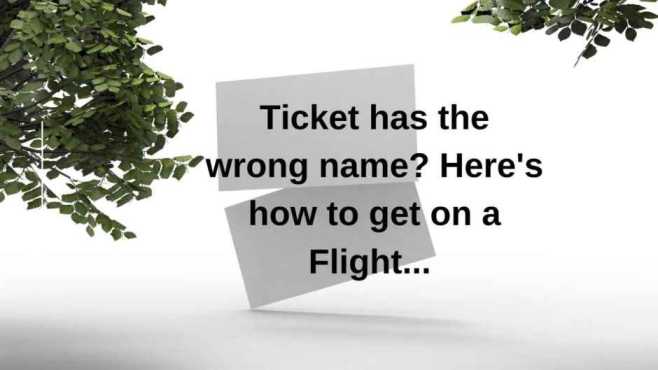 Can you change names on airline tickets?